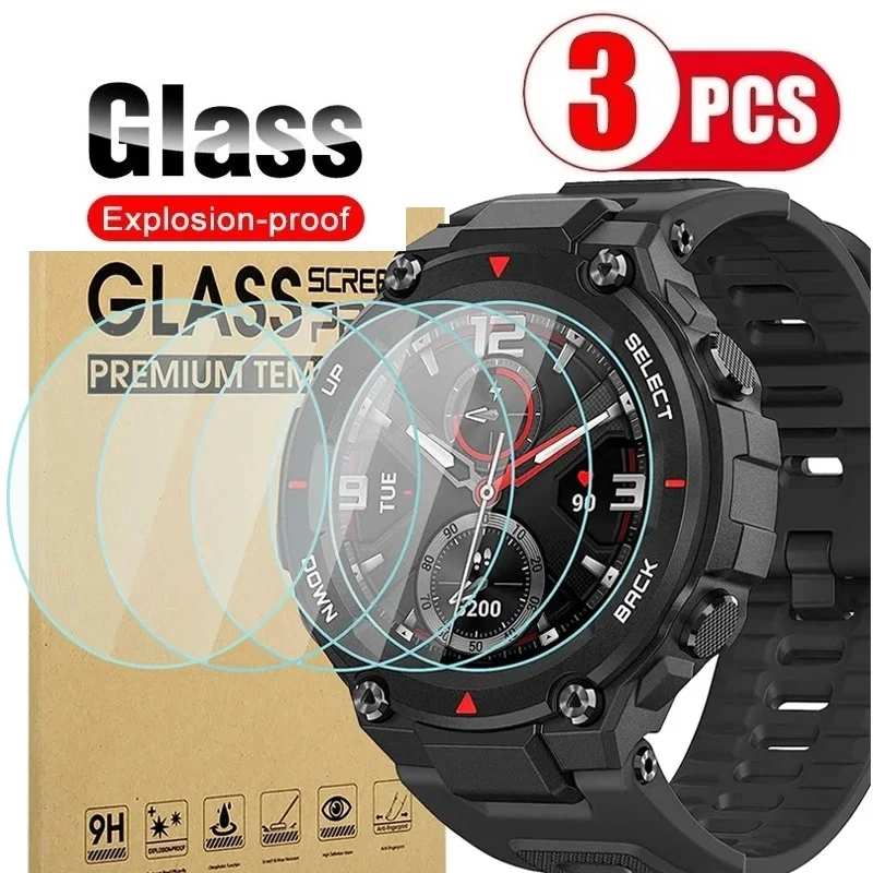 

for Amazfit T Rex 2 TRex Pro 2 Screen Protector Tempered Glass for Amazfit T Rex 2 Pro Amazfit GTR 4 Stratos 3 Film Foil