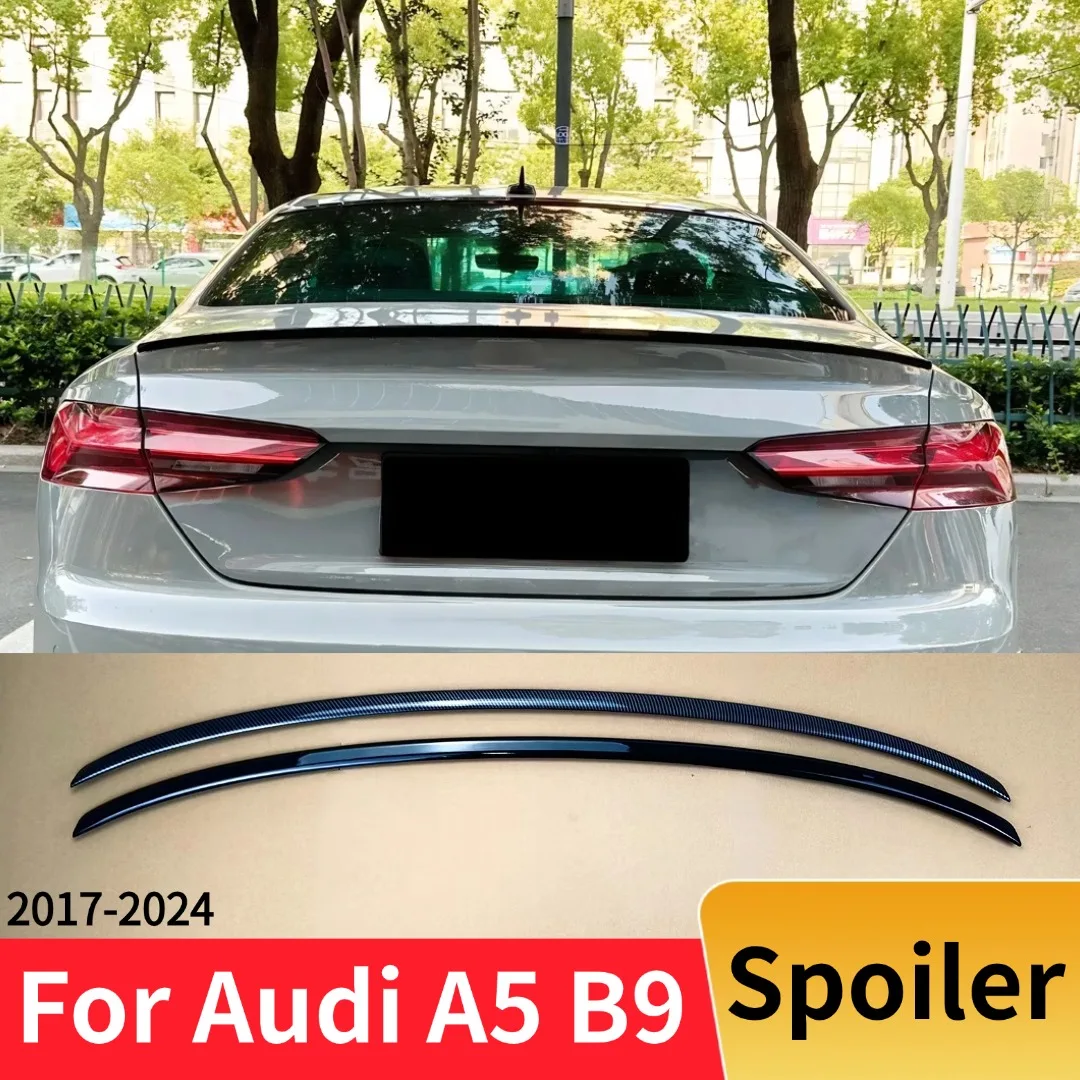 

For Audi A5 F5 S5 RS5 B9 4 Door 2017-2024 Rear Wing Spoiler Tail Trunk Boot Lip Body Kit Decoration Tuning Accessories Body Kit