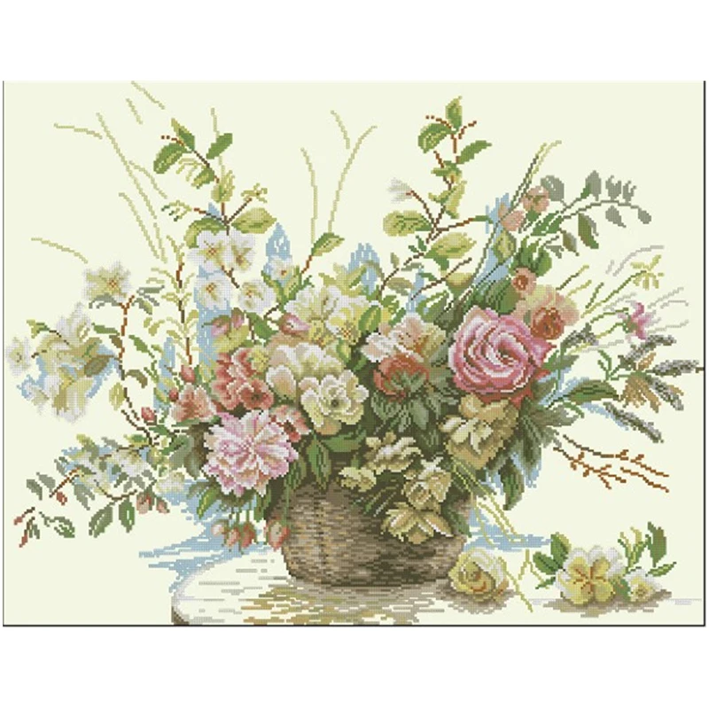 3466 Cross Stitch Kit Cross-stitch Christmas Products Promotion Homfun Stich DIY Craft Embroidery Fabric Thread Set Hobby Adult
