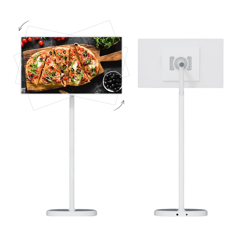 US Warehouse Portable Lcd Monitors Wireless 1080p Hd Video Player Stand Tv Follow by Me 24
