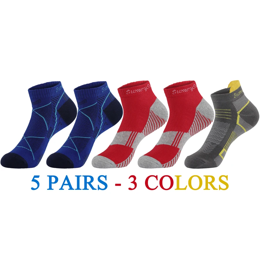 5 Paar/Set Herren-Laufsocken, Casual Outdoor-Sport, Baumwolle, Orange-Rot gestreift, Kompression, Schwarz, 15 Stile, Reise, Bestseller 2026 – Detail 20