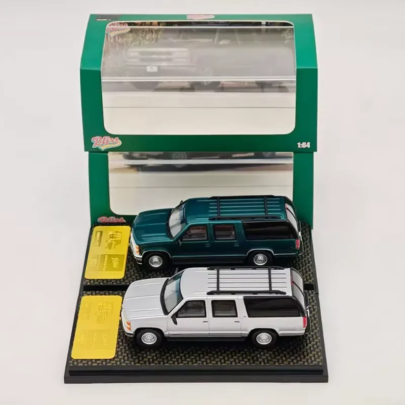 for Bliss 1:64 Suburban GMT400 TMCS Diecast Alloy Vehicle Miniature Desktop Display Scene Simulation Collectible Replica Gift