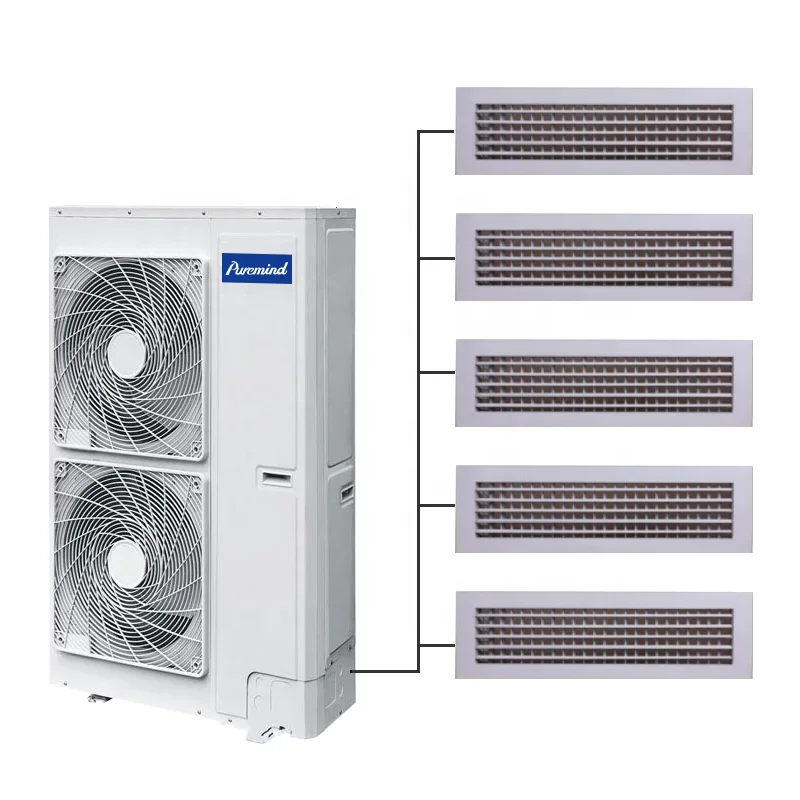 Industrial Multi Zone Split Inverter Air Conditioner 24000Btu 36000Btu Cassette Duct Air Conditioning