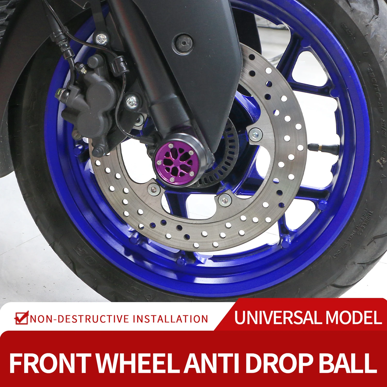 

Motorcycle Accessories for Yamaha XMAX300 XMAX 400 300 250 125 Honda Forza 350 Modified Front Wheel Decoration Anti Fall Ball