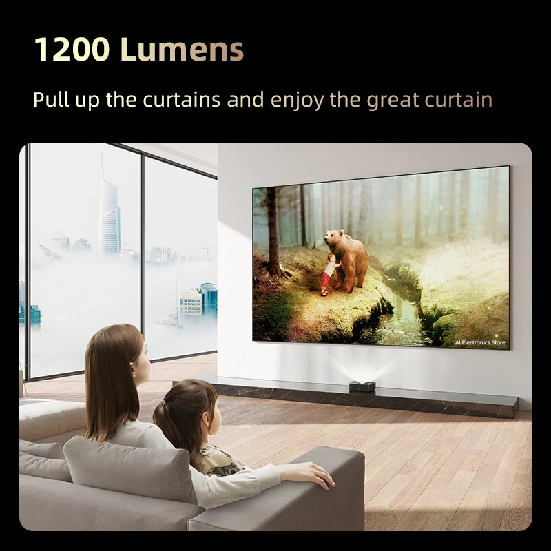 Fengmi R1 Nano R1C Nano UST 1080P Projector Ultra Short Throw Cinema Smart HDR Video Beamer voor Home Theater