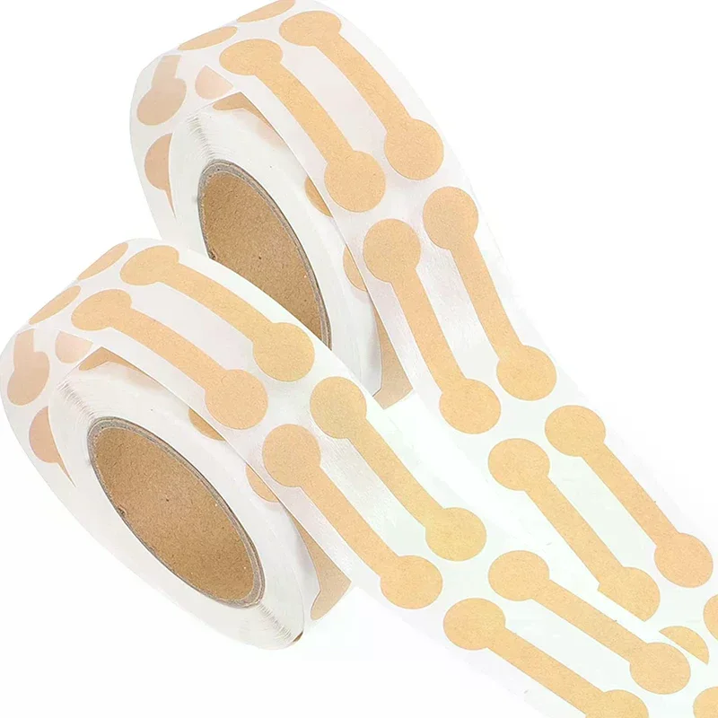 

500pcs Jewelry Labels Self Adhesive Price Dumbell Tags Necklace Ring Labels Paper Jewelry Accessories DIY Display Tool