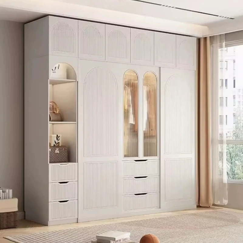 Hotel Luxury Wardrobe Adults Woman Bedroom Closet Organizer Wardrobe Baby Clothes Corner Guarda Roupa Casal French Furniture