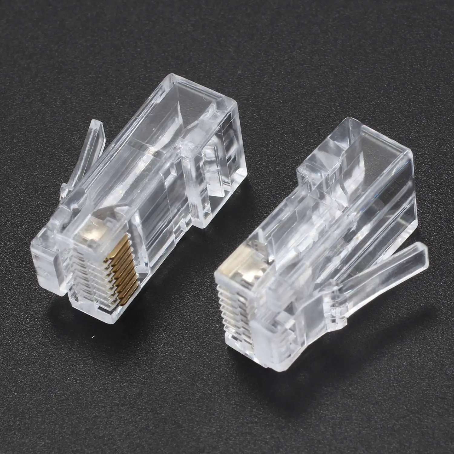 ConnecSpectrum-RJ45 6U CatsnapJack UTP, Plaque ou Passage à Travers les Câbles Ethernet, Prise Réseau RJ-45 100 Pièces