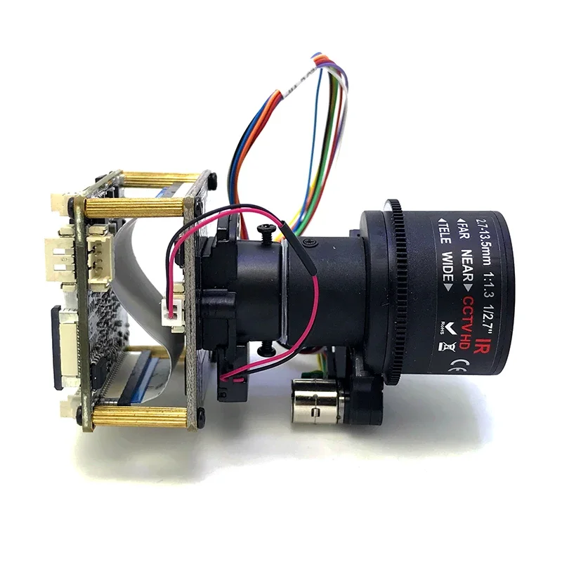 IMX577/IMX477 IM SIP-E510AML-0550 Hi3516A + OS05A10 H.265 4MP IP Camera Module PCB Board HD 1080P With Motorized Lens Auto-Zoom