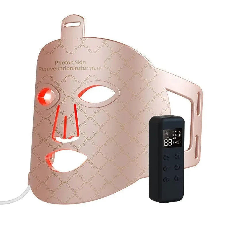 RedThera Custom Design Red Light Therapy Face Mask Silicone Led Photon-Beauty-Facial Mask
