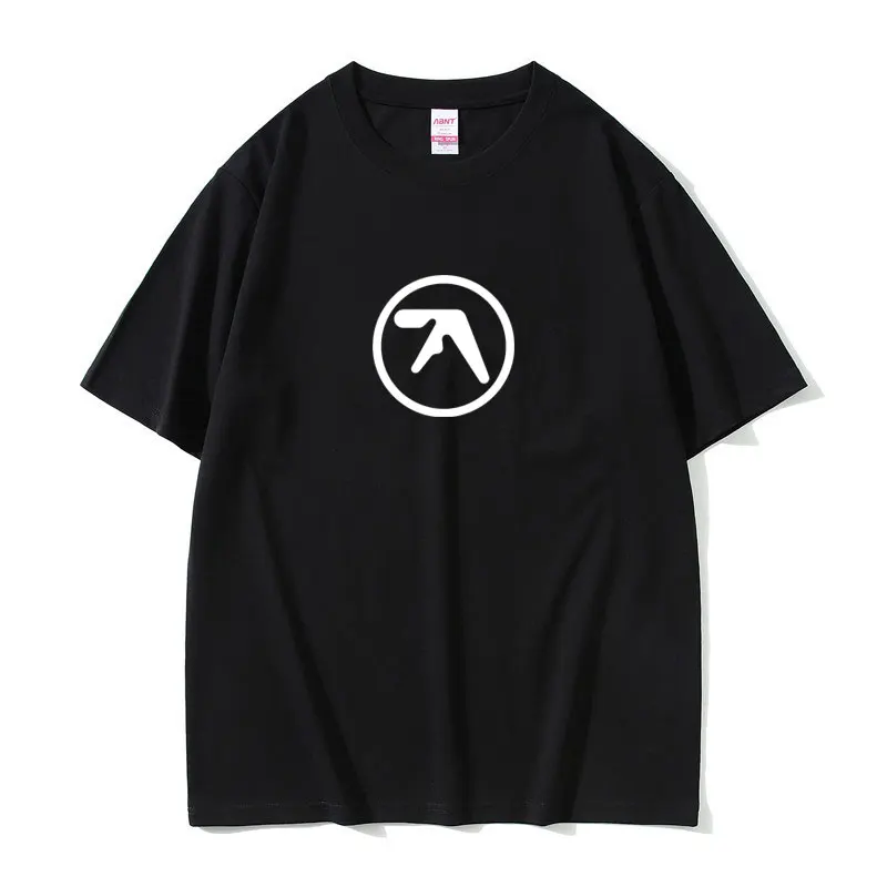 

Aphex Twin Logo Print T-shirt Men Women Casual Cotton Vintage Short Sleeve T Shirts Male Hip Hop Oversized T-shirts Streetwear