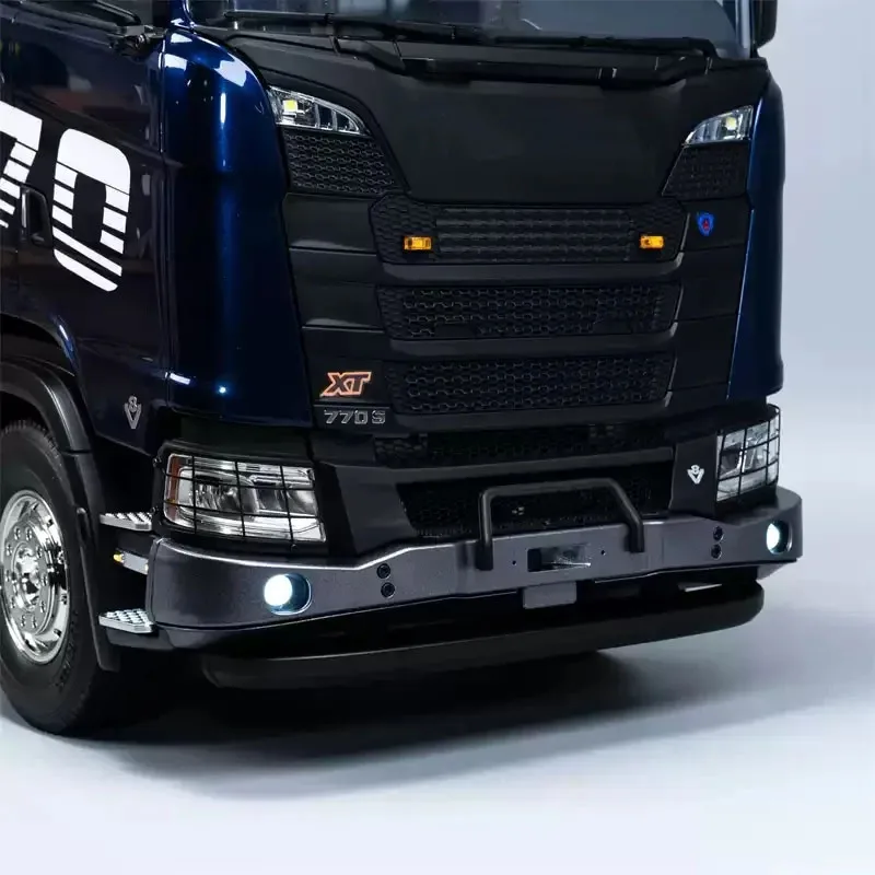 1:14 RC camión de juguete 770S XT piezas de parachoques inferior para Tamiya 1/14 camión Tractor de control remoto adecuado para SCANIA 770S 4x2 6x4 8x4 Accesorios