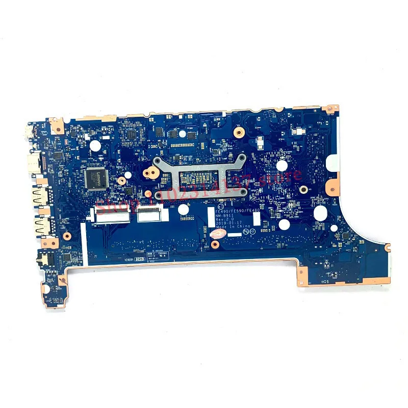 Imagem -04 - Placa-mãe Portátil para Lenovo Thinkpad E490 E590 Nm-b911 I38145u I59265u Cpu Mainboard 5b20v81836 5b20v80725 100 Teste ok