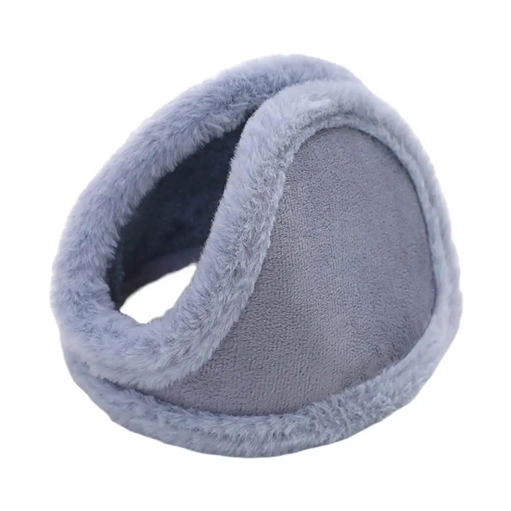 2 قطعة غطاء للأذنين اللؤلؤ لطيف الخريف والشتاء للتدفئة مريحة للجنسين تدفئة تقليد أرنب أفخم واقي أذن بالجملة