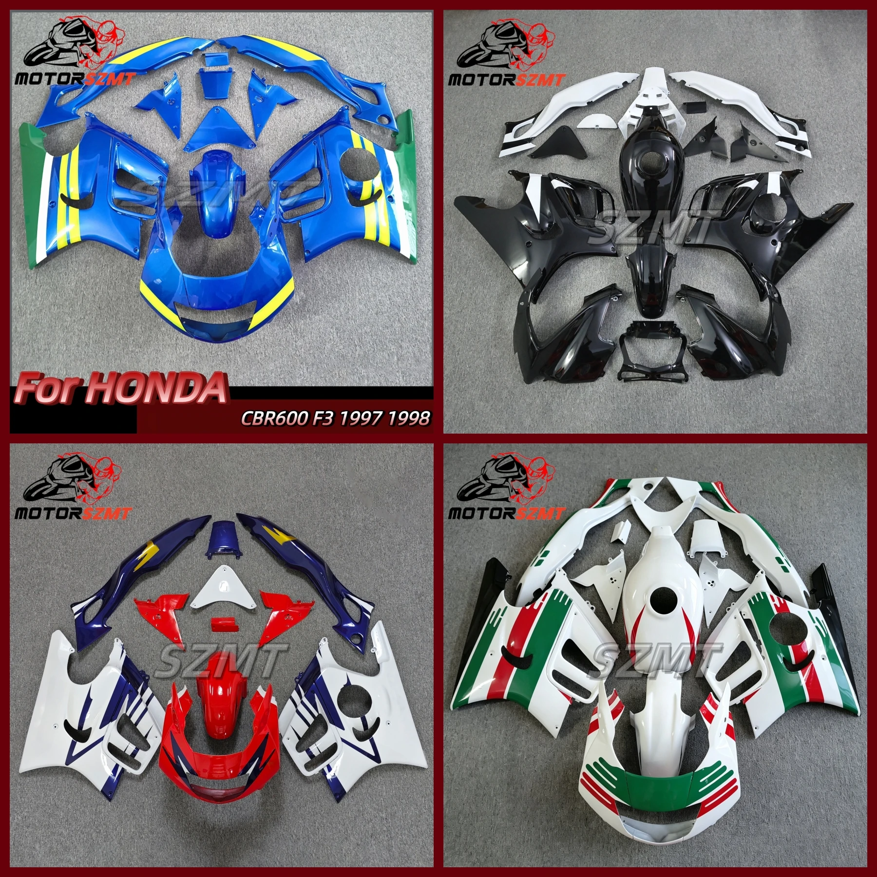 Plastic Fairings for CBR 600 CBR600 F3 97 98 1997 - 1998 repsol Abs Fairing Full Body Kits for CBR600F3 1997 1998 Replacement