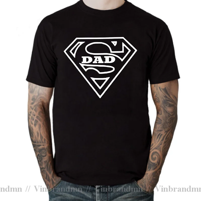 Best Father Dad Daddy World's Greatest No.1 T Shirts Men Cotton Awesome T-Shirt Papi Birthday Christmas Day Tee Fitness Camisas