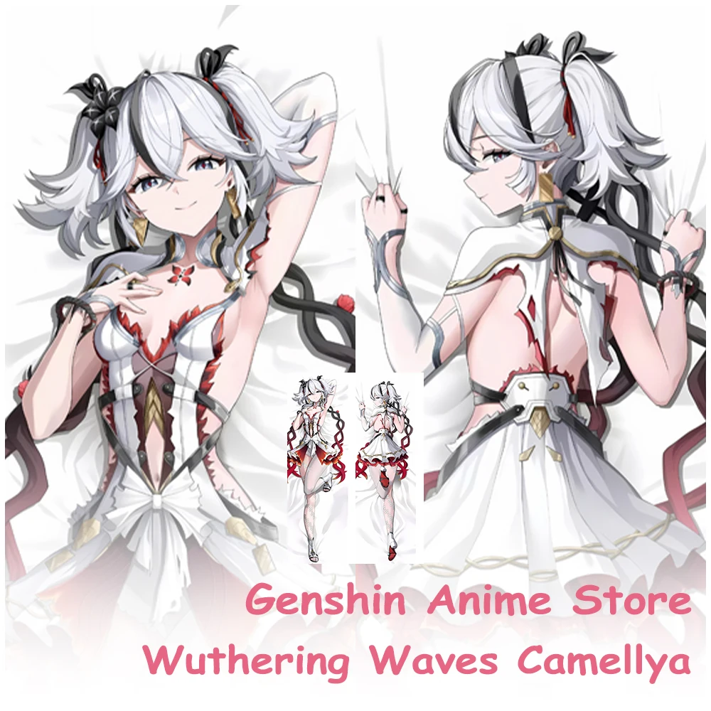 

Wuthering Waves Camellya Body Dakimakura Cover Anime Double-Sided Printed King Pillow Cushion Covers Cosplay Props Decor Room