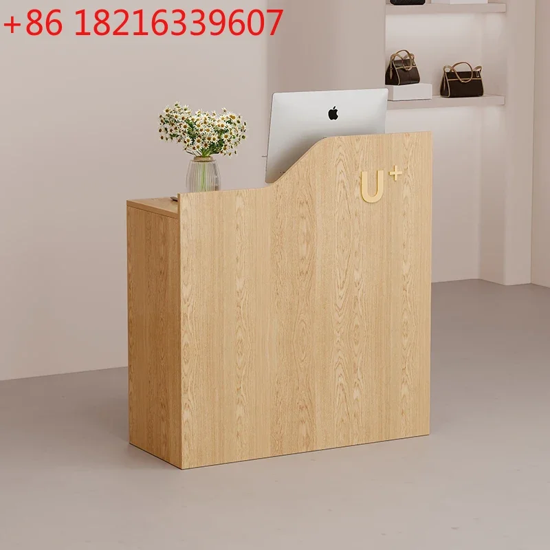 TAO Simple Luxury Reception Desks Cashier Beauty Modern  Small Bar Counter Clinic Escritorio De Recepcion Commercial Furnit