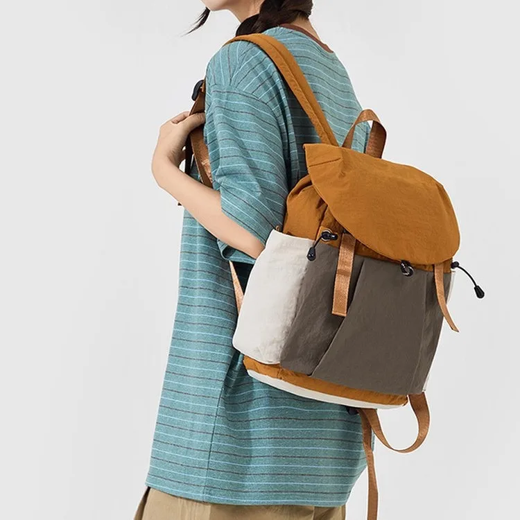 Lightweight Women Backpack Waterproof Nylon Bagpack Big Capacity Teenage Girl Backpack Schoolbag Travel Daypack Outdoor Walks