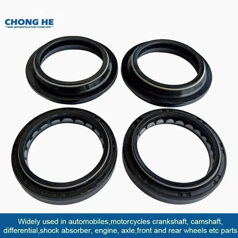 41x53x10.5 Front Shock Fork Damper Shaft Oil Seal Retainers Dust Cover For KAWASAKI KX125 KX125B KX 125 82 For PAIOLI FORK 41 mm