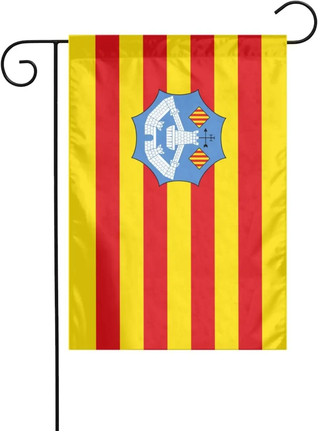 Bandera De Menorca Garden Flag 12x18 Inch Polyester Garden Flags Double Sided Garden Flag Outdoor Patio Flags Decorative Garden