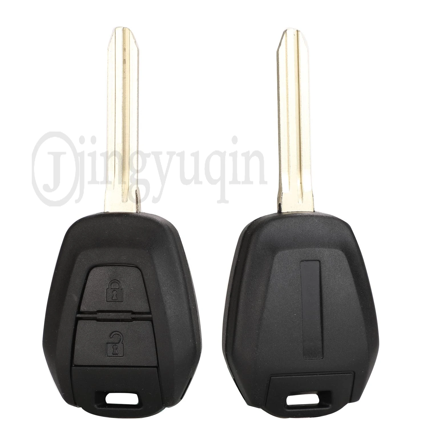 jingyuqin Ignition Key Shell Case 2 Buttons With Blade Fit For Isuzu D-max Replacement Auto Key Cover New Stlying