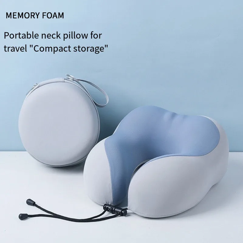 1 Piece of Neck Protection U-Shaped Pillow, Outdoor Travel and Business Trip Aircraft Headrest, Cool and Portable, Stowable Neck Pillow, Unisex Office Nap Neck Pillow, Anti-Bowing Neck Support for Playing with Mobile Phone, Anti-Fatigue for Sedentary Office Neck Support