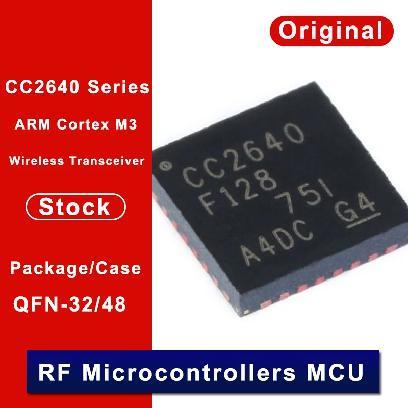 5pcs New Origina CC2540F256RHAR CC2540F128RHAR CC2540TF256RHAR CC2540F256 CC2540F128 CC2540TF256 RF Microcontrollers MCU