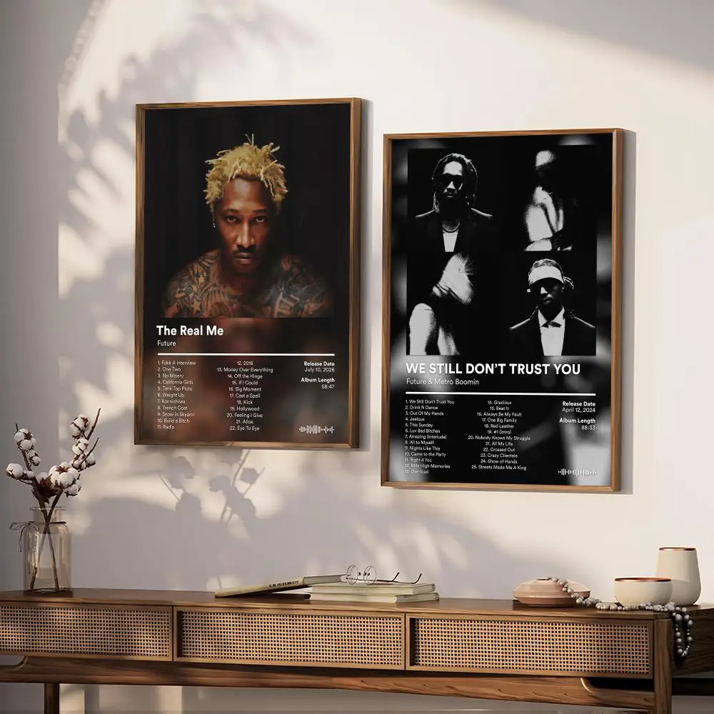 Rapper Future Album Poster Decorative Wall Art Mural Stickers Home Decor Gift for Living Room & Hallway