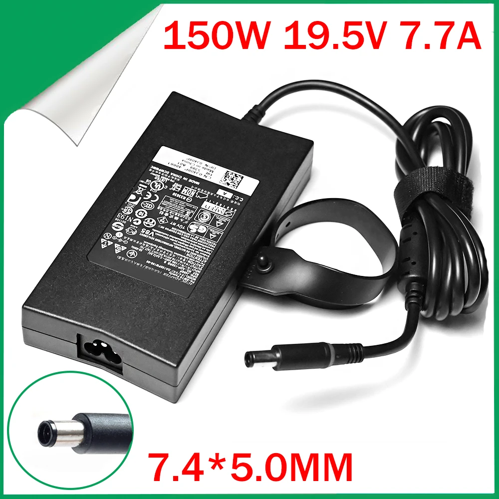 19.5V 7.7A 150W 7.4*5.0mm DA150PM100-00 Laptop Charger for Dell Alienware M14X M15X Inspiron M1710 2320 5160 ADP-150RB PA-5M10