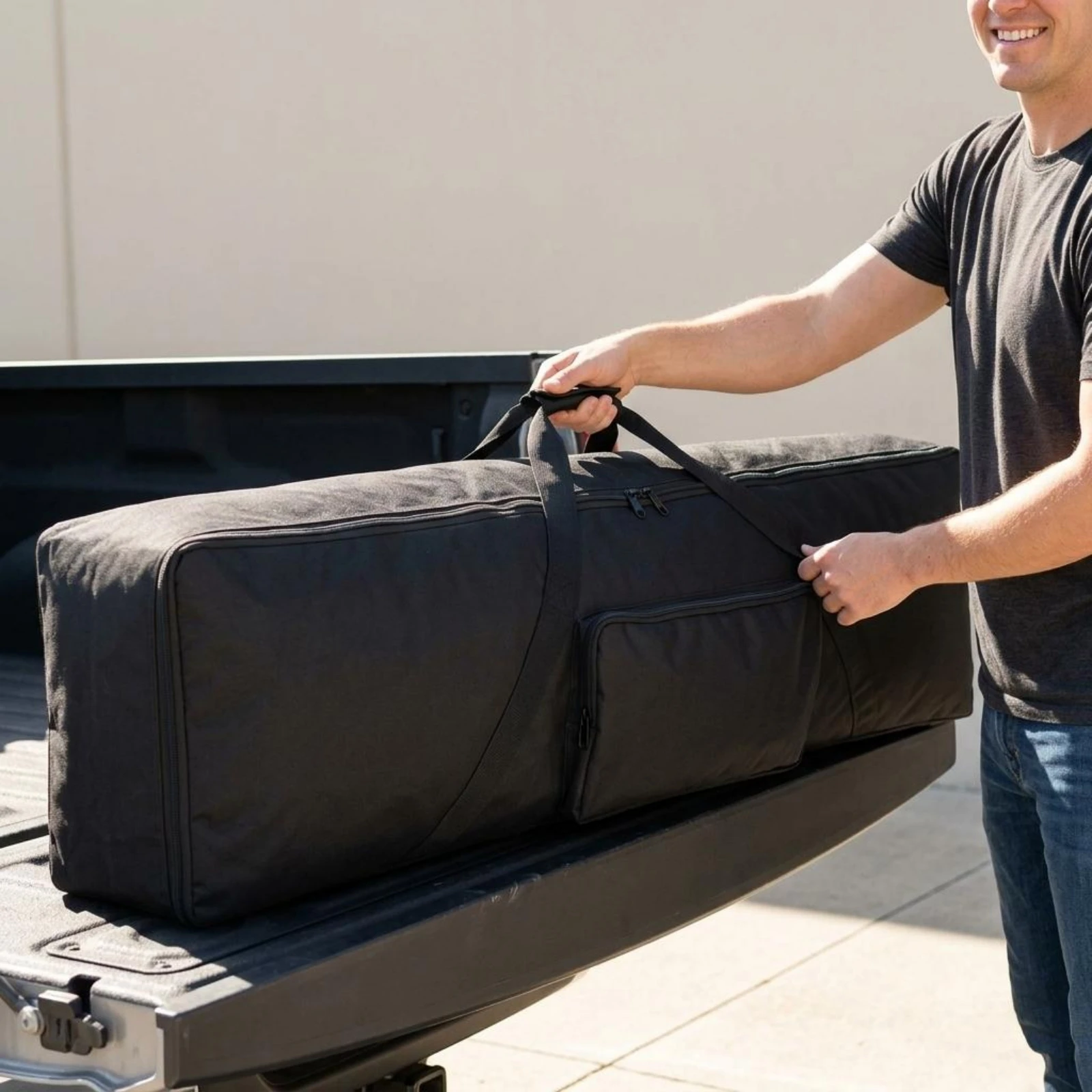 

Recovery Board Storage Bag 230D Lining Recovery Board Bag Zippered Pocket Long Rectangular