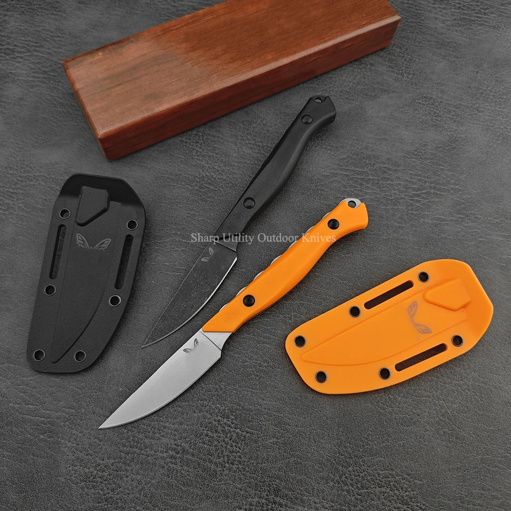 Flyway 15700 EDC Hunting Knife Small CPM-154 Fixed Blade BM Knife for Outdoor Picnic, Camping ,tactical, Wilderness Survival