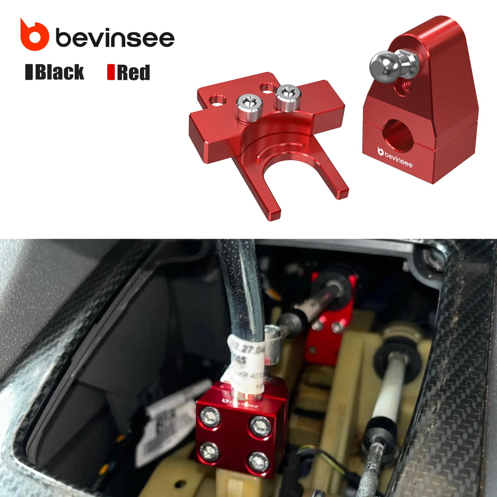 

BEVINSEE Quick Shift Short Gear Shifter for Ford Focus ST225 & RS MK2 Models(for EU) / for Ford Focus ST & RS 2005-2010(for US)