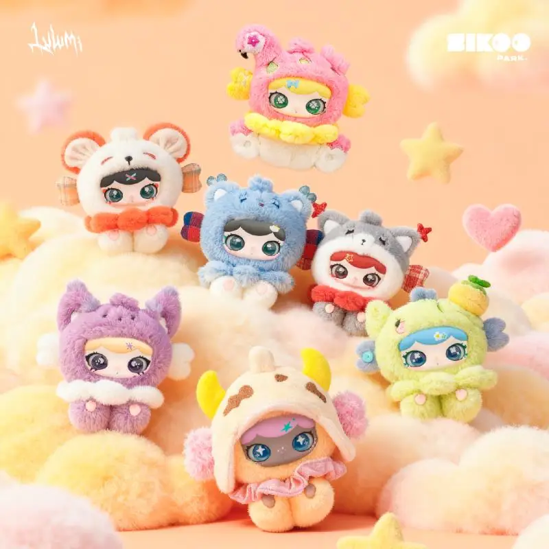 

Lulumi Travel In The Cloud Mystery Blind Box Мягкая пушистая виниловая плюшевая сумка Kawaii Подвеска Коллекционная модная игрушка-сюрприз Подарки