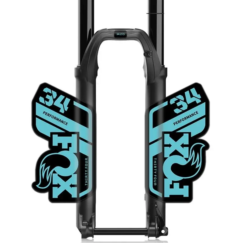 

Наклейка на переднюю вилку Fox34, 2021, наклейка на переднюю вилку горного велосипеда, водонепроницаемая наклейка со сменой цвета велосипеда