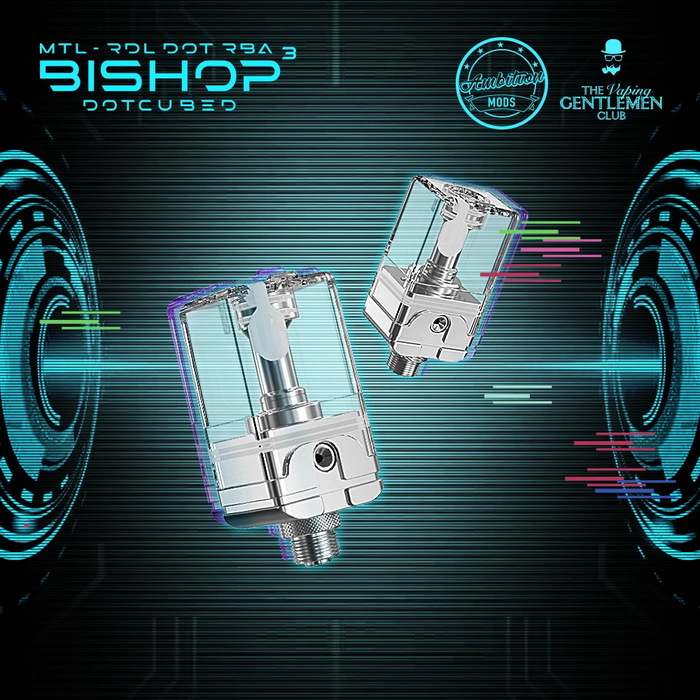 Original Ambition Mods 316ss Bishop Dotcubed RBA for dotAIO V1/V2 aio vs stury one up Decorative Spare Parts dotshell