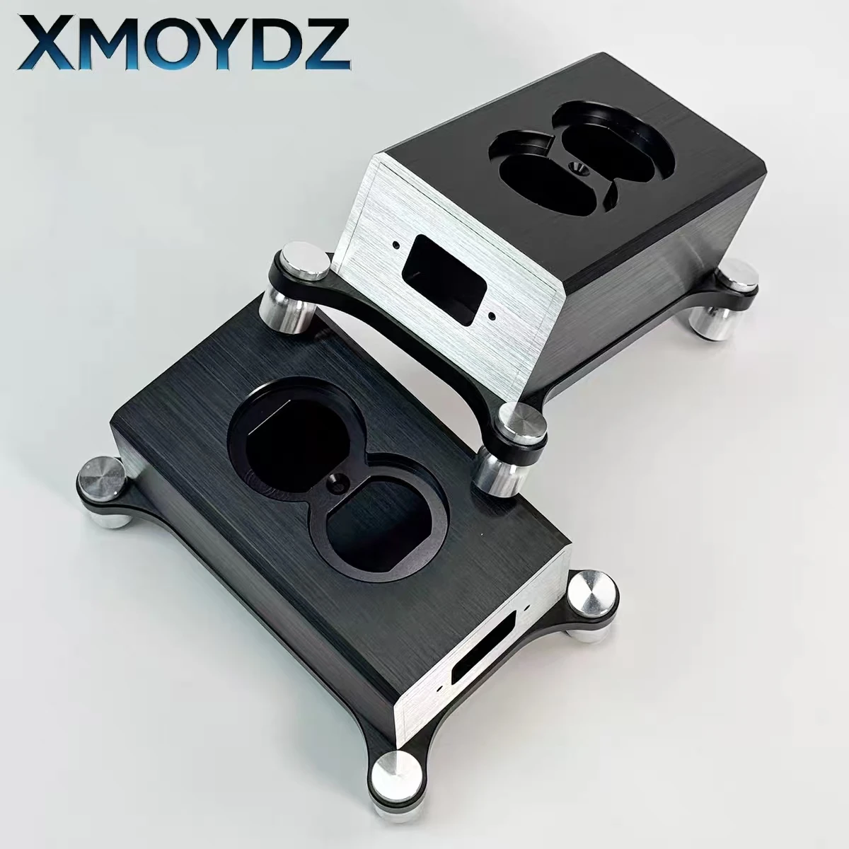 All Anodized Aluminum Alloy 2-Way US Power Filter Chassis 110x80x170mm HiFi Audiophile DIY Home Audio Amp Socket Enclosure Case
