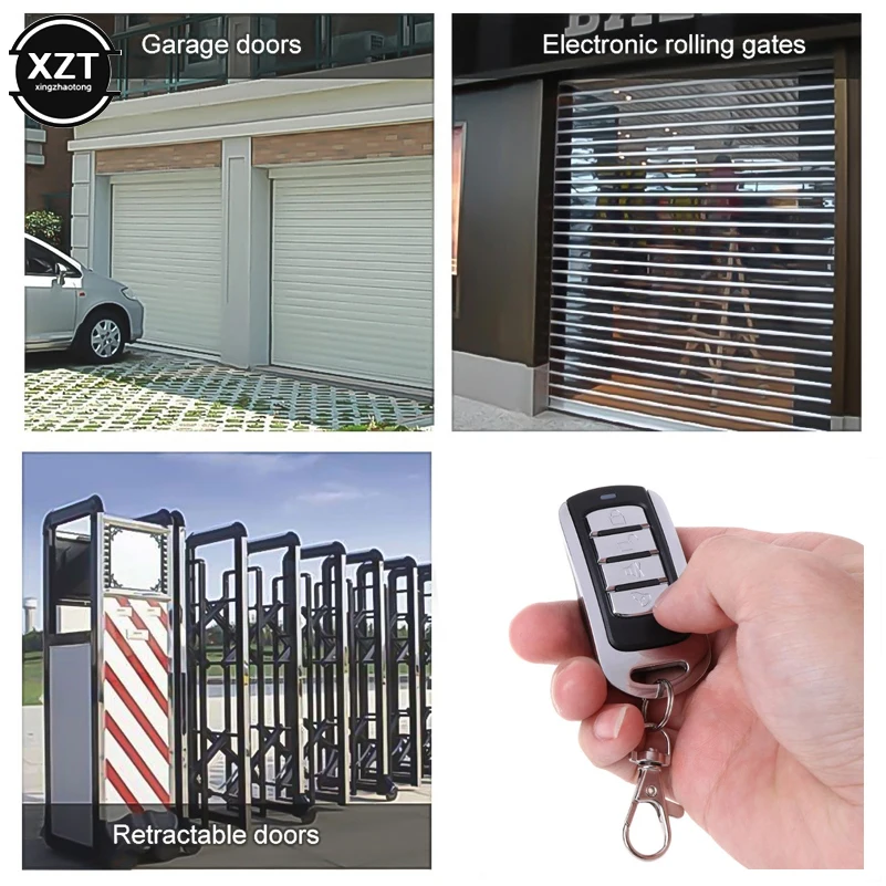 Auto Copy Remote Duplicator 433MHZ 4 Buttons ABCD ON/OFF Garage Gate Door Remote Controller Learning Copying For Home