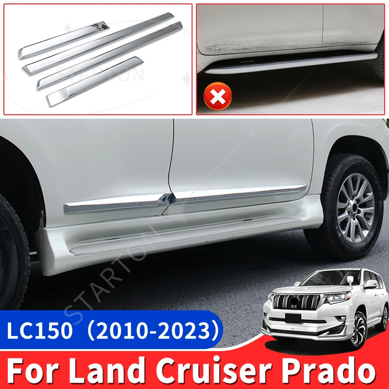 For 2010-2023 Toyota Land Cruiser Prado 150 Lc150 Car Door Anti-Collision Body Decorative Modification Accessories