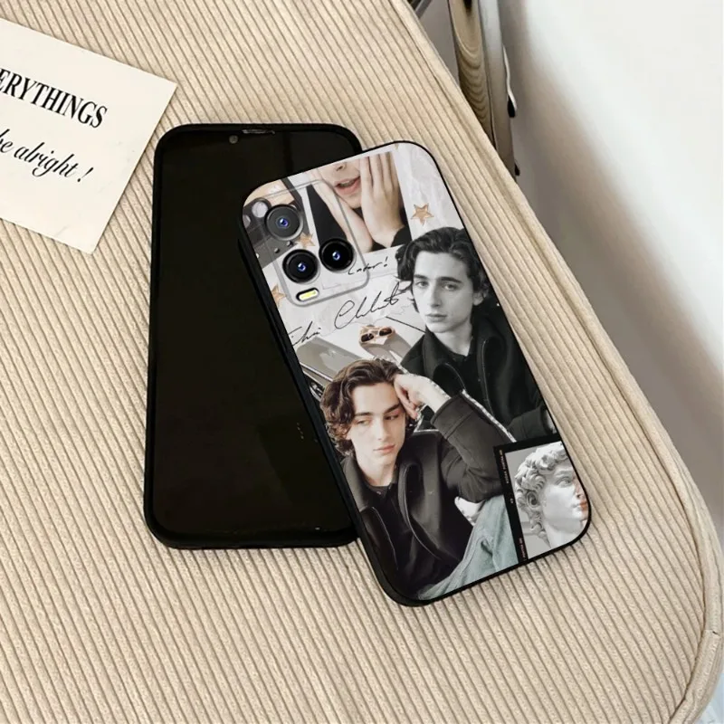 Timothee Chalamet Actor Phone Case For VIVO T1 Y33S Y31 Y21 Y76S Y74S Y73 X80 NEO5 IQOO Z6 9 NEO05S S12PRO Y26S V23 PRO Cover