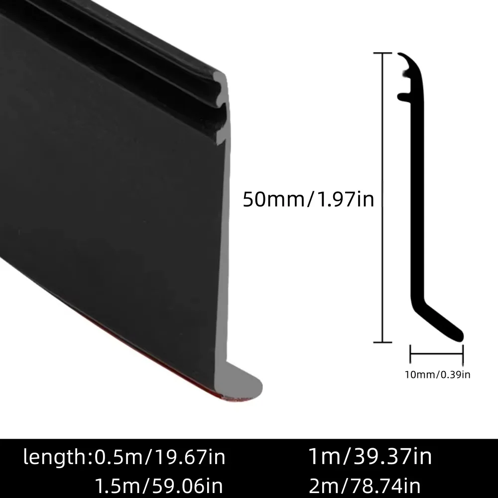1PC  Window Water Blocking Bar BalconySelf Adhesive Waterproof Sealing Strip Home Window Edge Water Deflector Flashing Board