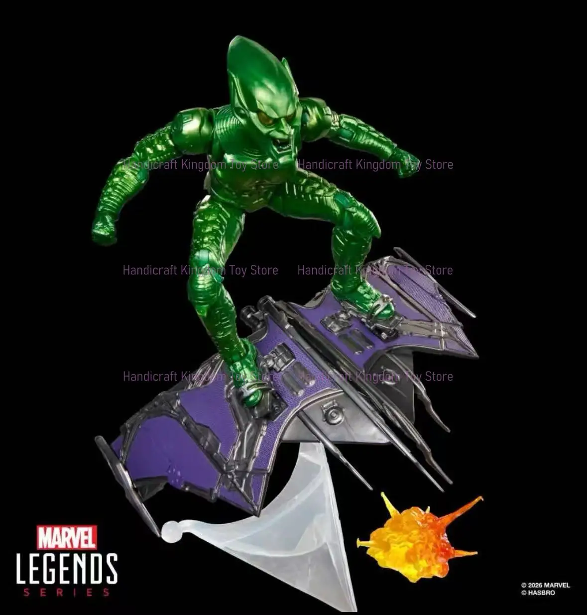 Figura de acción de 6 pulgadas de Hasbro Green Goblin Spider-Man: No Homecoming Marvel Legends Ml