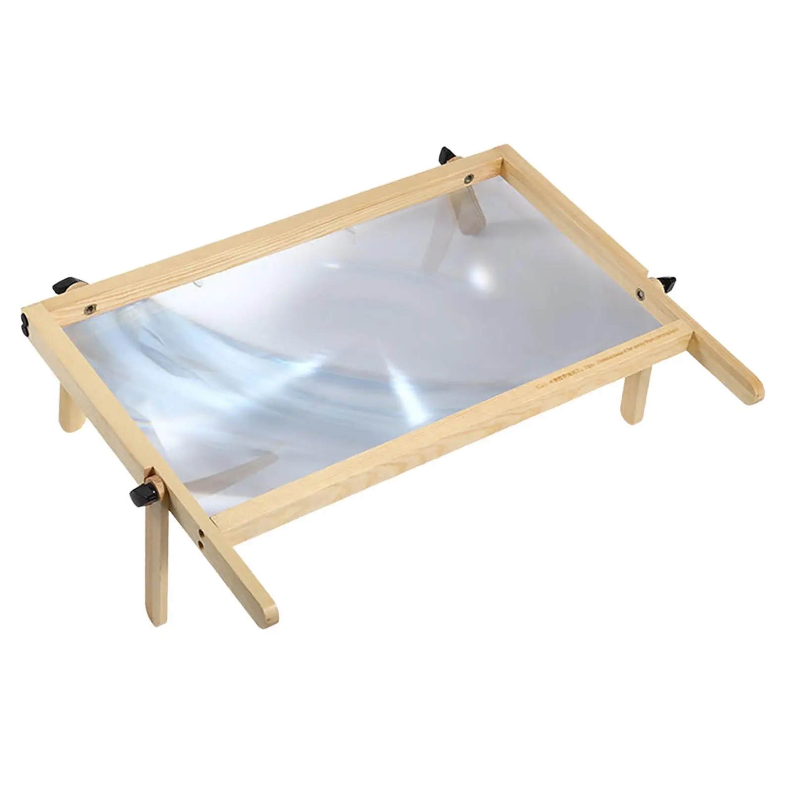 Laptop Screen Magnifier Cell Phone Videos Movies Wooden Frame Computer