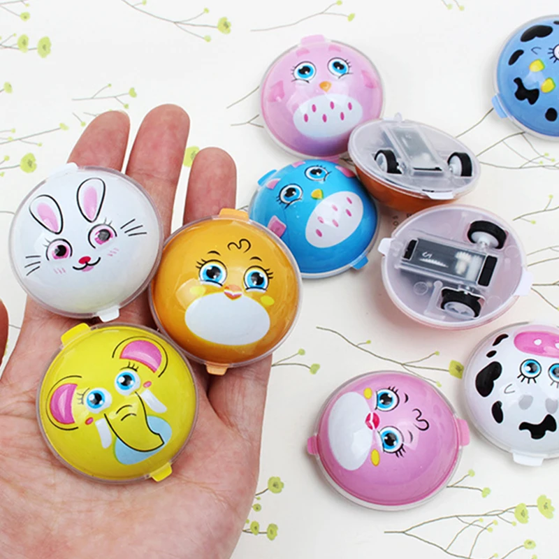 10pcs Cute Animal Patterns Pull Back Car Toys Kids Birthday Party Favors Boys Girls Gifts Guest Prizes Goodie Fillers Giveaway