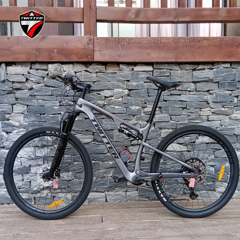 

TWITTER OVERLORD SX EAGLE-12S mid-set hydraulic disc brakes AM Class T900 Full Suspension Carbon Bike + ROCKSHOX-JUDYS велосипед