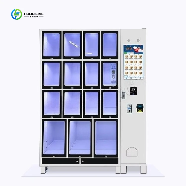 FL Wholesale Price High-density Layout Automatic Vending Machine 23/26/30 Doors Visually Locker Vending Machine Customized