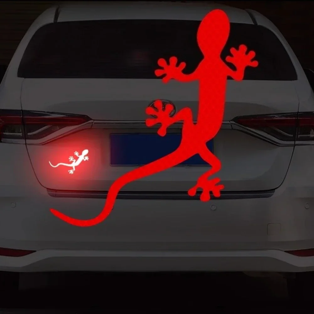 Lizard Reflective Decal Waterproof Vinyl Sticker Car Body Scratch Cover Night Safety Warning Decor