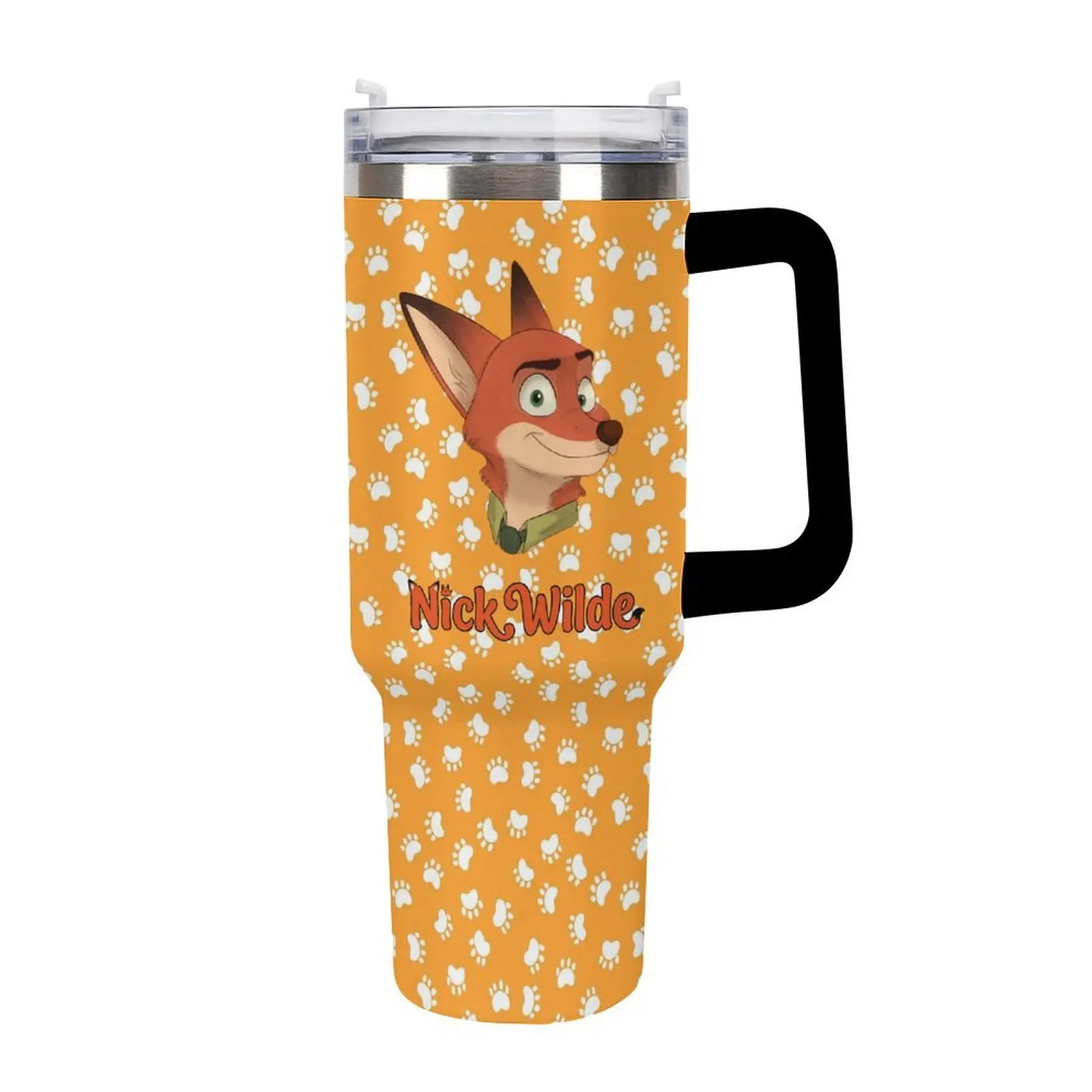

Nick Wilde Insulated Water Bottle Disney Cartoon Custom Design Your Personal Images Car Cup Travel Water Bottle 40 Oz Cosplay