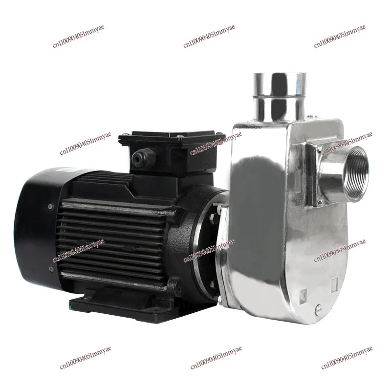 304 stainless steel self-priming pump corrosion-resistant centrifugal pump wine pumping food