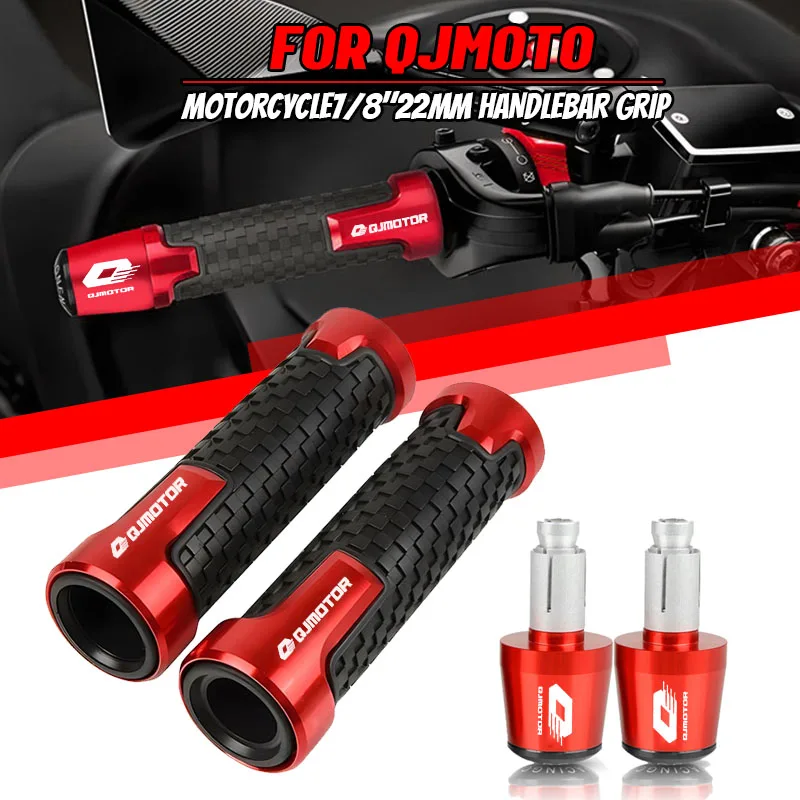 Motorcycle Handlebar Grips Handle Bar Cap End Plugs For Qjmotor QJMOTO Srt Srk Srv 250 300 550 650 800 S Qj 500S 300S